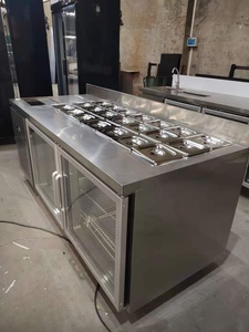 Tủ Lạnh Thương Mại Để Bàn Chuẩn Bị Bánh Sandwich/Máy Làm Lạnh Đứng Cạnh Pizza - Product Image 5