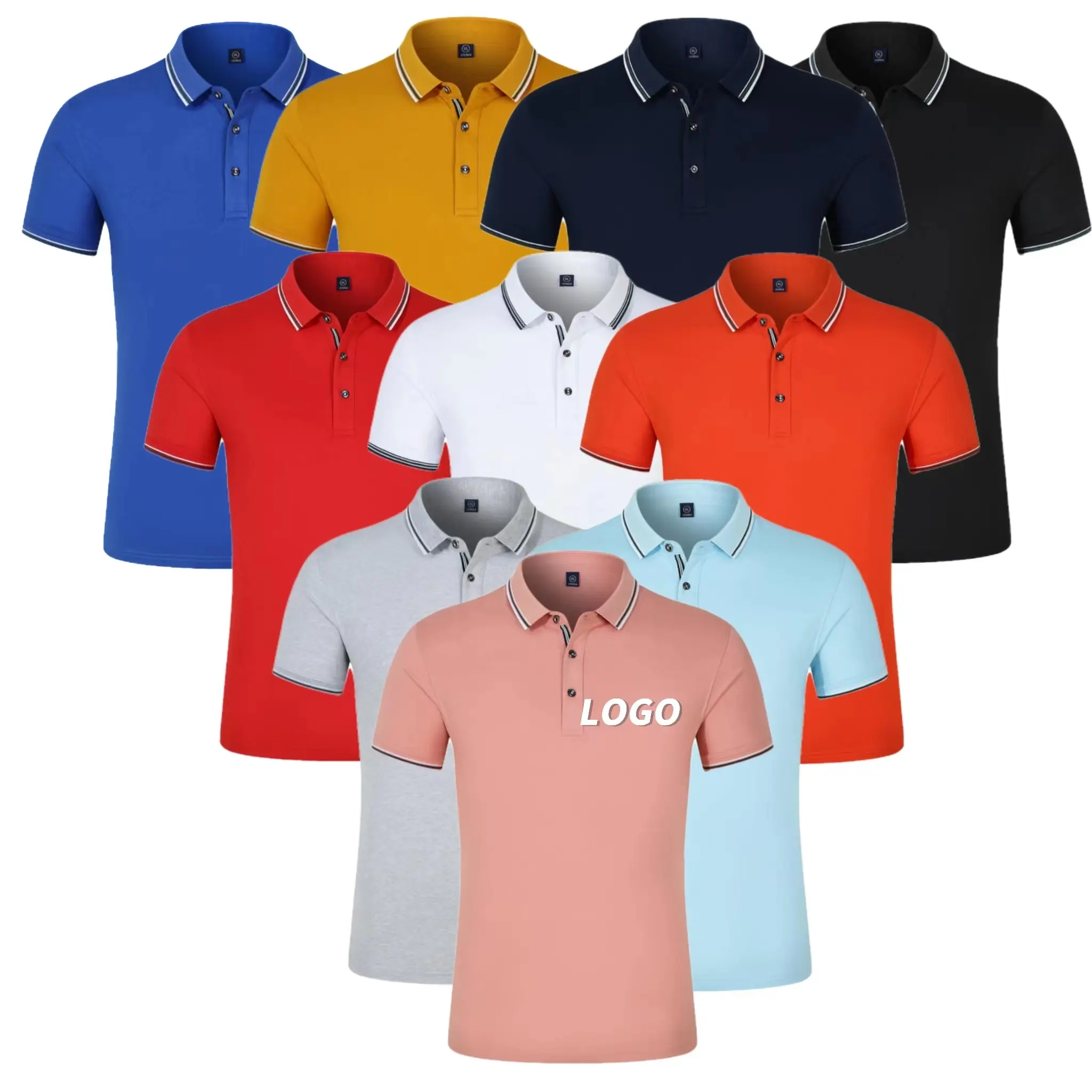 Vente en gros de t-shirts à col polo de haute qualité t-shirts à col polo t-shirts polo design t-shirts pour hommes