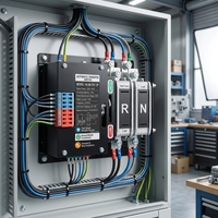 Commutateur de transfert automatique double alimentation 400V 125A ATS à commutation ultra-rapide 2P 4P pour l'alimentation industrielle