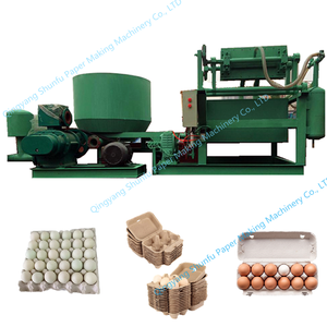 Dây Chuyền Sản Xuất Khay Trứng Tiết Kiệm Năng Lượng, Máy Làm Hộp Trứng Kiểu Xoay Công Suất Nhỏ - Product Image 1