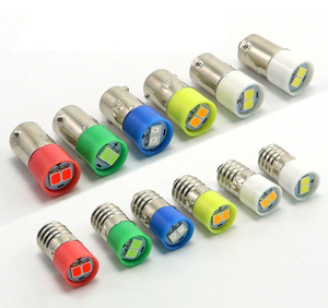 Remplacer l'ampoule <span class=keywords><strong>à</strong></span> <span class=keywords><strong>incandescence</strong></span> <span class=keywords><strong>à</strong></span> vis E10 baïonnette B9 ampoule LED indicateur de bouton 0,4W 6,3V 12V 24V 48V, LED-MINI-T10 - Product Image 5