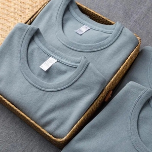เสื้อยืดวินเทจฟอกสีสไตล์ใหม่ ผ้าฝ้าย 100% 230-270GSM ทรงโอเวอร์ไซส์ ยูนิเซ็กซ์ สกรีนโลโก้ได้ตามสั่ง เสื้อยืดเปล่า OEM ใส่สบาย - Product Image 3