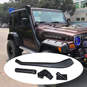 Kit d'admission d'air T002 pour <span class=keywords><strong>Jeep</strong></span> <span class=keywords><strong>Wrangler</strong></span> <span class=keywords><strong>TJ</strong></span> 1997-2006, système d'admission d'air Air Ram, tuyau de respiration pour la navigation, accessoires extérieurs - Product Image 5