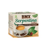Café instantané BXM Serpentina pour le commerce transfrontalier d'Asie du Sud-Est, aux feuilles de Moringa, melon amer, café blanc, épices et herbes