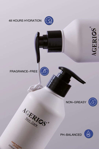 Agerios rivitalizer 250ml di umidità per mani e corpo con burro di karité di acido ialuronico per <span class=keywords><strong>pelle</strong></span> ruvida <span class=keywords><strong>molto</strong></span> <span class=keywords><strong>secca</strong></span> - Product Image 6