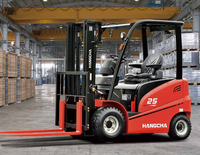 Forklift Mini Hangcha Seri A 2.5 Ton Truk Forklift Listrik dengan Pengiriman Gratis