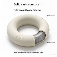 Haltères en fonte revêtus de silicone pour la musculation à domicile, la gym, le yoga et le pilates