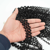 Extensions de cheveux humains Remy pré-séparées, pas chères, pour tresses au crochet Passion Twist, 100g, pointes à effet plume, mèches pré-faites pour tressage