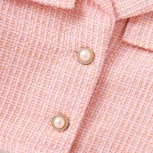 Ensemble 2 pièces <span class=keywords><strong>pour</strong></span> enfants automne : Veste en coton à manches longues avec col rabattu et <span class=keywords><strong>jupe</strong></span> plissée <span class=keywords><strong>pour</strong></span> petite fille - Vente en gros - Product Image 3