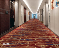 Moquette en nylon Axminster à motifs floraux, tapis de chambre d'hôtel, moquettes en gros