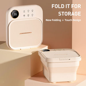 TAHATH Electric Heated Foot <b>Bath</b> <b>Foldable</b> Design with Massage Function, Smart Temp Control, Ideal Home Foot Care Therapy Device - Product Image 3