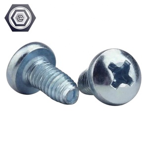 OEM acero al carbono azul Zinc autoblocante tornillo autorroscante M3M4M5M6 cabeza plana rosca Triangular endurecido Cruz empotrada métrica - Product Image 5