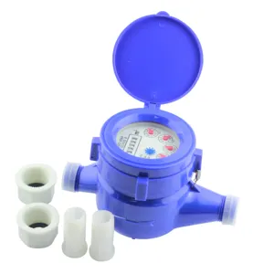Medidor de agua fría/caliente de flujo múltiple seco de plástico ABS Clase B de alta precisión ampliamente aplicable de venta directa