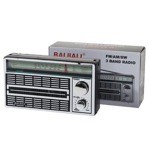 <span class=keywords><strong>Radio</strong></span> portable à transistors style rétro AM FM MW SW, double alimentation AC/DC, grand cadran, récepteur de diffusion à fréquence stable - Product Image 4