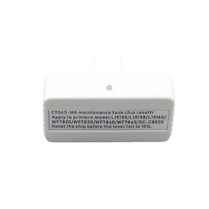 1PC C9345 Maintenance Box Chip Resetter pour EPSON <span class=keywords><strong>ET</strong></span> <span class=keywords><strong>16150</strong></span> 16600 16650 5880 5850 5800 5150 WF 7845 7840 7830 7820 4830 4820 3820 - Product Image 1