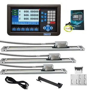 Dro Metalen Shell 2 Axis/3 Axis/4Axisdigital Uitlezing Kit Met Sino Magnetische Schaal/Magnetische Schaal encoder Voor Frezen/Draaibank Machine