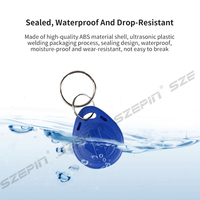 Tarjeta RFID de 125Khz, Impermeable, con Clip para Llaves, Chip sin Contacto, Utilizada para Control de Acceso en Sistemas de Control de Acceso