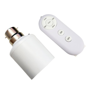 Nhà Sản Xuất Bán Sỉ Chất Lượng Cao B22 Điều Khiển Từ Xa Đèn Chủ Adapter Có Thể Điều Khiển Từ Xa Công Tắc Và Timings - Product Image 4