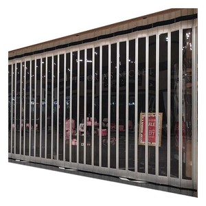 <span class=keywords><strong>Porte</strong></span> coulissante en <span class=keywords><strong>PVC</strong></span> transparent à usage commercial, <span class=keywords><strong>porte</strong></span> pliante accordéon en polycarbonate transparente, finition pour usage intérieur dans les garages - Product Image 1