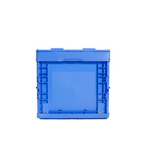 ブルーリサイクルPP折りたたみ式プラスチッククレート蓋600*400折りたたみロジスティクス輸送ボックス - Product Image 5