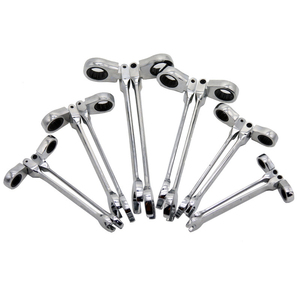 Jeu <span class=keywords><strong>de</strong></span> 12 clés à cliquet réglables, un <span class=keywords><strong>outil</strong></span> combiné multi-spécifications pour la réparation automobile. - Product Image 1