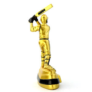 All'ingrosso personalizzato grande metallo souvenir sport award trofei e medaglie cup world prize 1st place gold cricket trophy per champion - Product Image 5