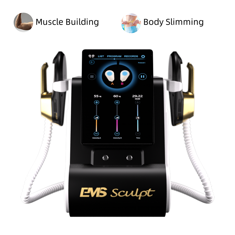 Super Price Muscle Building Fat Burning Butt Lifting Body Sculpting/Sliming 2 Handle Muscle Stimulator Shaping Sculpting Machine