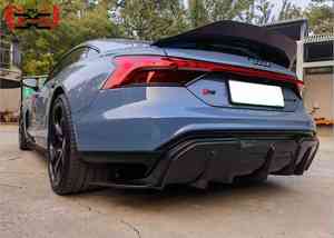 Accessori Auto Separatore Paraurti Posteriore in Fibra di Carbonio per <span class=keywords><strong>Audi</strong></span> E-<span class=keywords><strong>TRON</strong></span> <span class=keywords><strong>GT</strong></span> 2021+ Decorazione Perfetta - Product Image 4