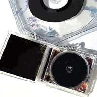 Vente en gros DIY acrylique Mini Album CD Porte-clés Kpop Music Charms Anime Porte-clés en plastique personnalisé