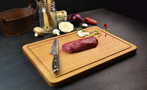 <span class=keywords><strong>Planche</strong></span> à découper en bois de chêne, grande 40x30x2 <span class=keywords><strong>cm</strong></span>, robuste et durable, <span class=keywords><strong>planche</strong></span> de service forestière durable - Product Image 3