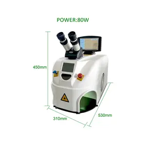 80W Portable Jewelry Laser Welders for Easy and Convenient Jewelry Making and Repairs