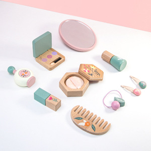Trousse <span class=keywords><strong>de</strong></span> <span class=keywords><strong>Maquillage</strong></span> Princesse pour Filles, Ensemble <span class=keywords><strong>de</strong></span> Jouets <span class=keywords><strong>de</strong></span> <span class=keywords><strong>Maquillage</strong></span> en Bois, Fard à Paupières, Poudre Compacte, Rouge à Lèvres, Parfum, Jouets <span class=keywords><strong>de</strong></span> Beauté <span class=keywords><strong>et</strong></span> <span class=keywords><strong>de</strong></span> Mode - Product Image 2