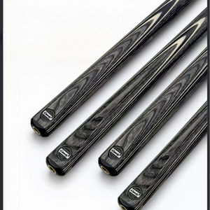 Queue King 1Pc fait à la main professionnel en <span class=keywords><strong>bois</strong></span> de frêne jeu de billard queue de billard ébène Omin billard et queues de billard - Product Image 1