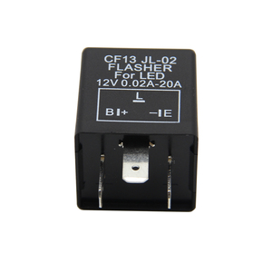 Relé Intermitente LED Ajustable de 3 Pines CF13 para Coche, Moto y Bicicleta, Luz Indicadora de Señal de Giro - Product Image 2