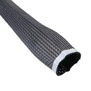 극한 조건을위한 고온 탄소 섬유 꼰 슬리브 짠 슬리브 - Product Image 6