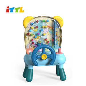 Juguete de Plástico para Niñas, Máquina de Pinball con Rodillos para Atrapar Pelotas - Product Image 1