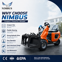 NIMBUS EuroV Compliant Skid Steer Loader Penggerak Hidrolik Perawatan Mudah Kualitas Handal Tahan Lama Skid Steer Loader