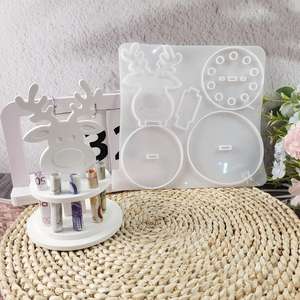 แม่พิมพ์ซิลิโคนทำจากยิปซั่มสำหรับตกแต่งชั้นวางของ M53742ลายกวางเอลก์ - Product Image 4