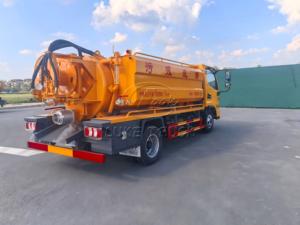 รถดูดฝุ่น JAC Jetting Vacuum Truck สำหรับส่งออก ยอดนิยม ใช้เครื่องยนต์ Yuchai 160 แรงม้า ทำความสะอาดด้วยแรงดันสูง และดูดตะกอน รถทำความสะอาดอเนกประสงค์ - Product Image 5