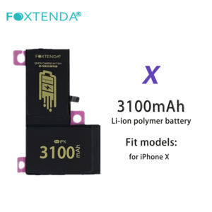 Batería de Polímero de Iones de Litio Recargable de Alta Capacidad de Cobalto Puro de 3100 mAh para <span class=keywords><strong>iPhone</strong></span> <span class=keywords><strong>X</strong></span>, <span class=keywords><strong>Precio</strong></span> de Venta Directa de Fábrica - Product Image 2