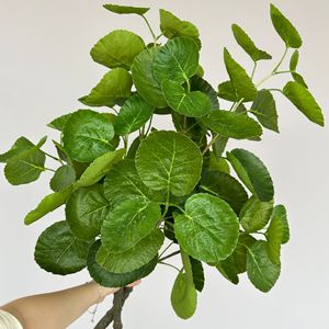 Planta Artificial de Árbol del Dinero Meng Jie, 80cm-100cm, Follaje de PVC para Decoración de Interiores y Exhibición en Maceta - Product Image 3