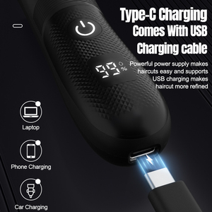 Tondeuse Corporelle et Intime Indolore Resuxi 987 avec Lame Skin Well, Étanche, Rechargeable USB-C, Rasoir pour Hommes IPX7 987 - Product Image 5