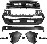Kit de Cubierta de Parachoques Delantero Topzonauto para Modelos Nissan Kicks 2025 con Rejilla Superior e Inferior 626605RB0A 622A07LG0H