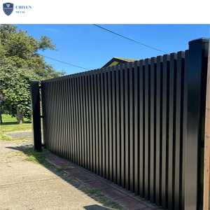 แผงรั้วอลูมิเนียมสีขาวสำหรับรั้วสวน - Product Image 6