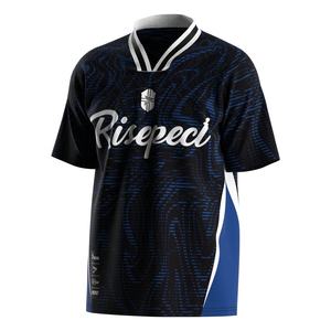 Camiseta de Fútbol con Control de Humedad, Cuello Polo en V y Tejido Transpirable, Ideal para Ropa Deportiva y Eventos Deportivos - Product Image 1