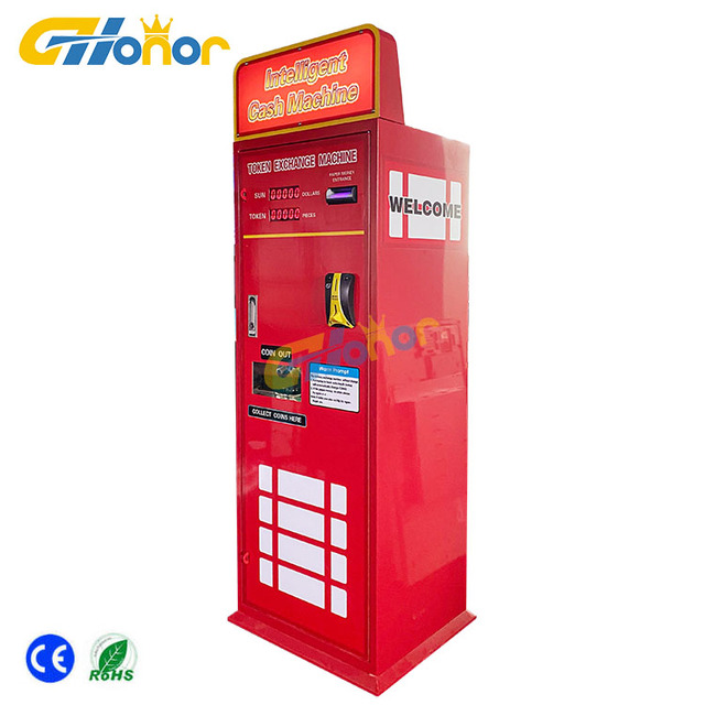 Amusement Game Center Indoor Popular ATM Coin Machine Currency Exchange Machine Automatic Tokens Exchange Machine