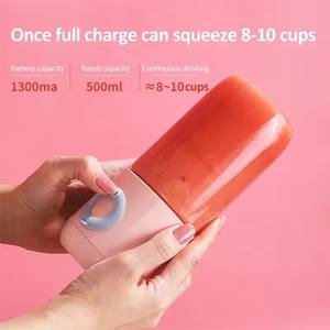 Mini Licuadora Portátil Recargable USB Tipo-C, Exprimidor de Frutas Automático, Prensa en Frío Comercial - Product Image 2