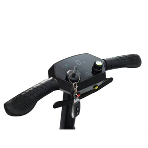 Nhỏ gọn tự động gấp <span class=keywords><strong>4</strong></span> bánh xe scooter điện với PU bọt ghế & hấp thụ sốc, 23kg NW - Product Image 4