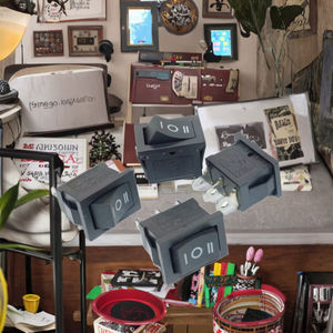 파란색 조명 램프가 있는 KCD1 모델 <span class=keywords><strong>3</strong></span> 위치 로커 스위치 패널 CQCC인증 온-오프-온 기능 <span class=keywords><strong>3</strong></span> 핀 - Product Image 3