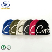 Gorro de Punto Personalizado con Letra C en Jacquard, Acrílico, Estilo Urbano, para Hombre y Mujer, Cálido para Invierno, Promoción para Mayoristas